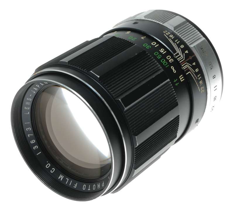 Fujica Fujinon 135mm f/3.5 Prime Lens for Film Cameras