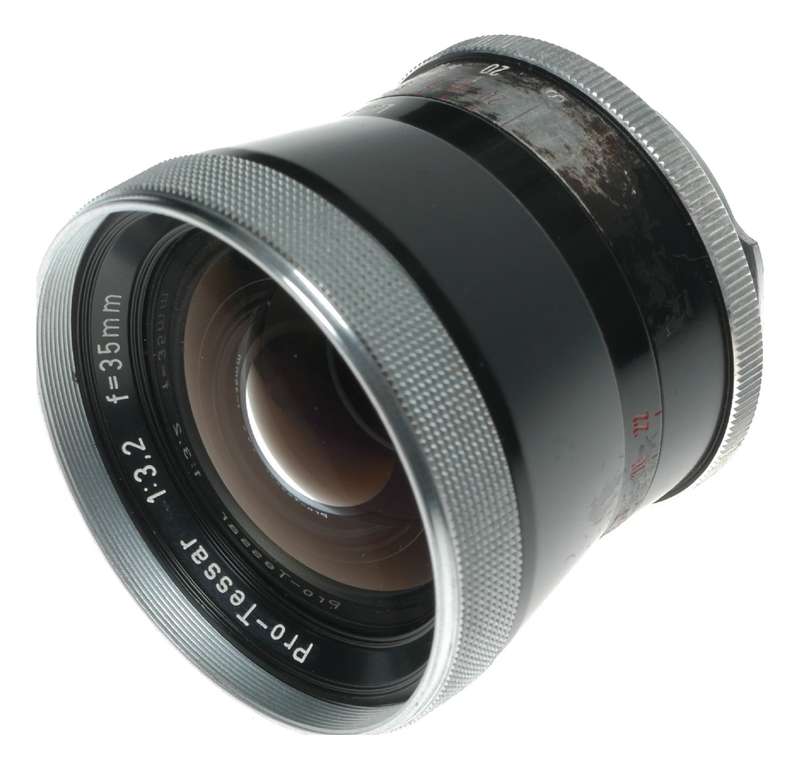 Zeiss Pro-Tessar 35mm f/3.2 Camera Lens, Made in Germany