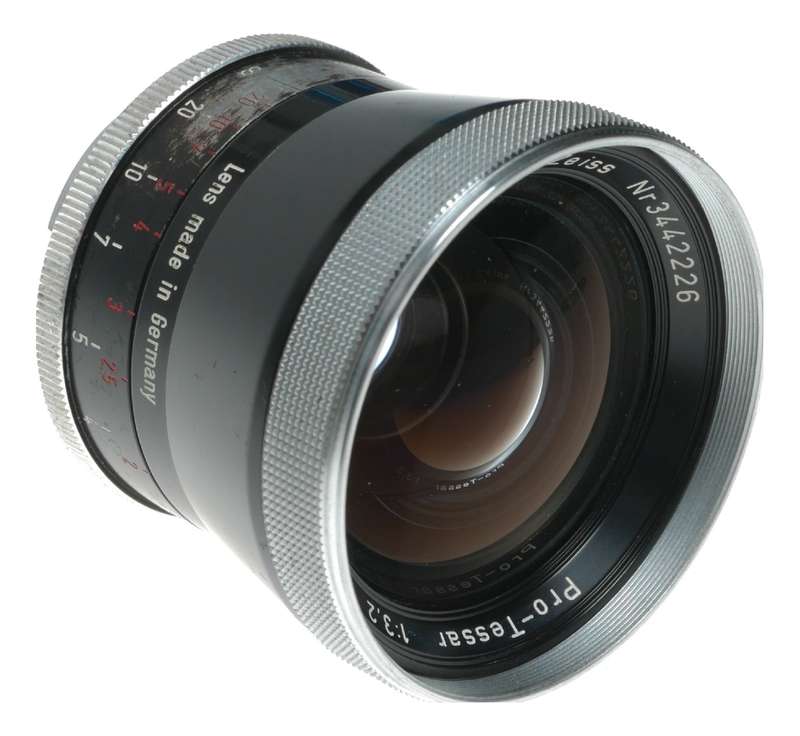 Zeiss Pro-Tessar 35mm f/3.2 Camera Lens, Made in Germany