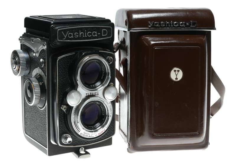 Yashica-D 120 Film Camera with Yashicor 80mm f/3.5 Lens