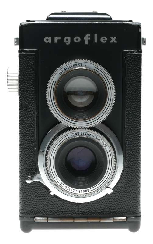 Argoflex TLR Camera 75mm f/4.5 Anastigmat Lens, Made in USA