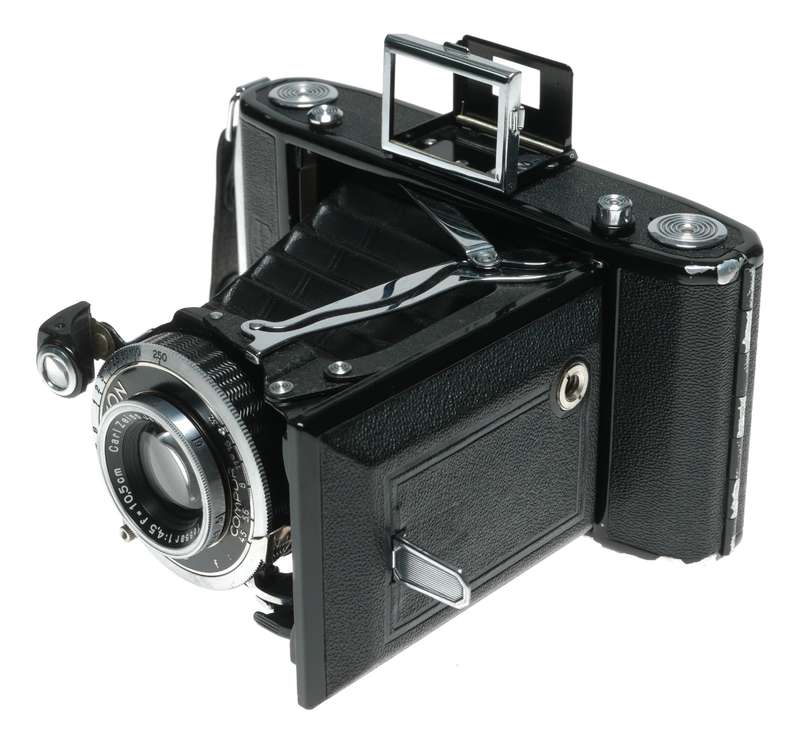 Zeiss Ikon Film Camera Tessar 10.5cm f/4.5 Lens Compur
