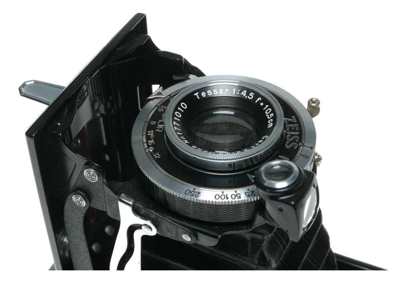 Zeiss Ikon Film Camera Tessar 10.5cm f/4.5 Lens Compur
