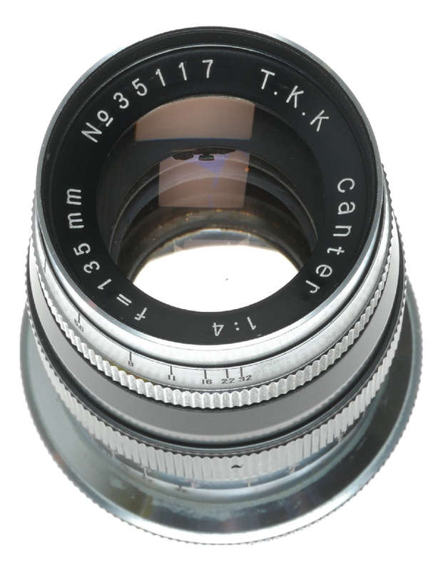 Canter 135mm f/4 Portrait Lens by T.K.K with Feet Scale