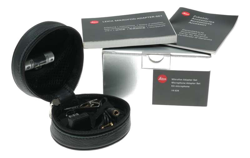 Leica Microphone Adapter Set for Cameras 14634 Accessory Kit