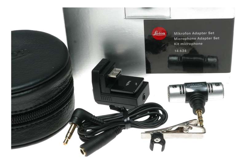 Leica Microphone Adapter Set for Cameras 14634 Accessory Kit