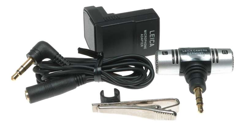 Leica Microphone Adapter Set for Cameras 14634 Accessory Kit