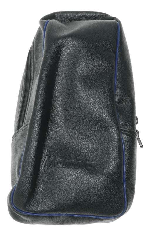 Mamiya Camera Case Black Leather with Blue Trim