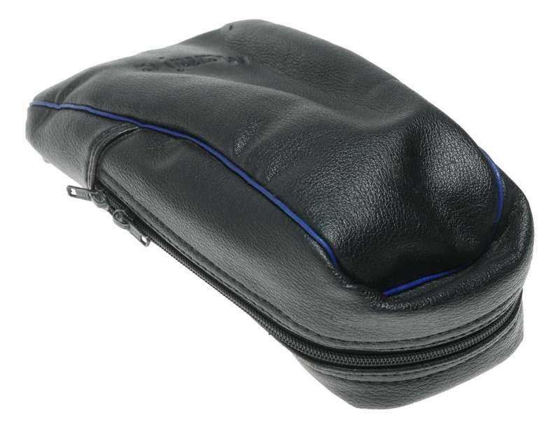 Mamiya Camera Case Black Leather with Blue Trim