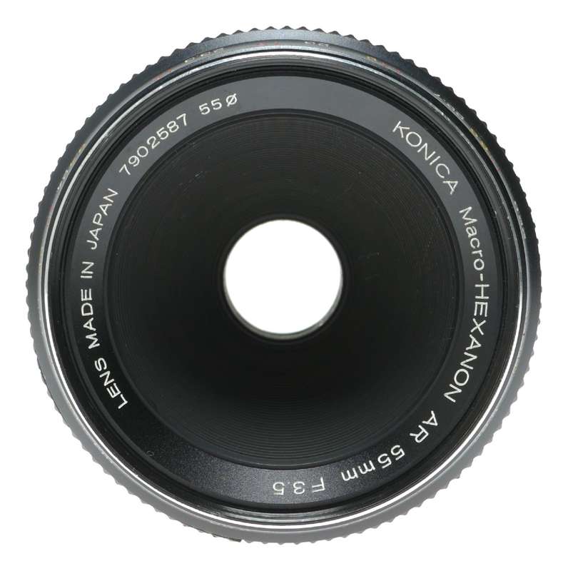 Konica Macro-HEXANON AR 55mm f/3.5 Camera Lens Made in Japan