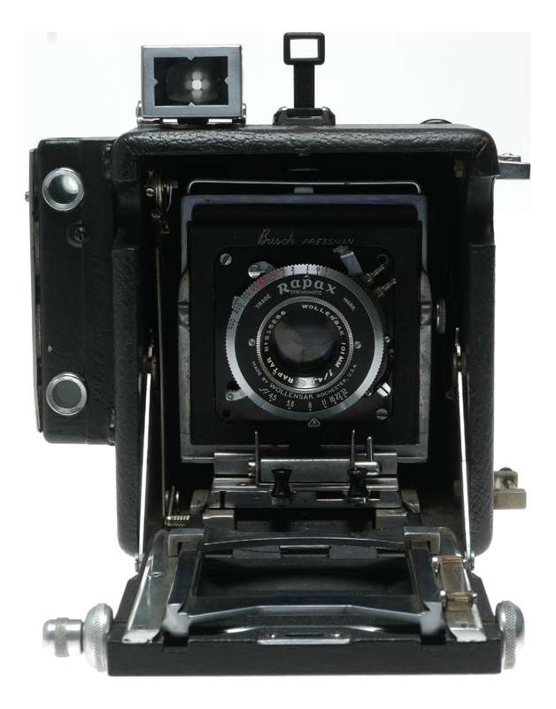 Busch Pressman Model D Press Camera Wollensak Rapax