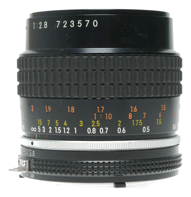 Nikon Micro - Nikkor 55mm f/2.8 Manual Focus Lens Nikon F