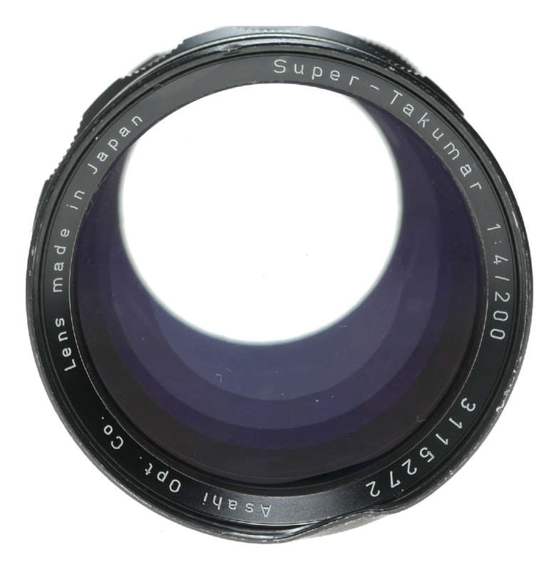Asahi Pentax Super-Takumar 200mm f/4 SLR Camera Lens