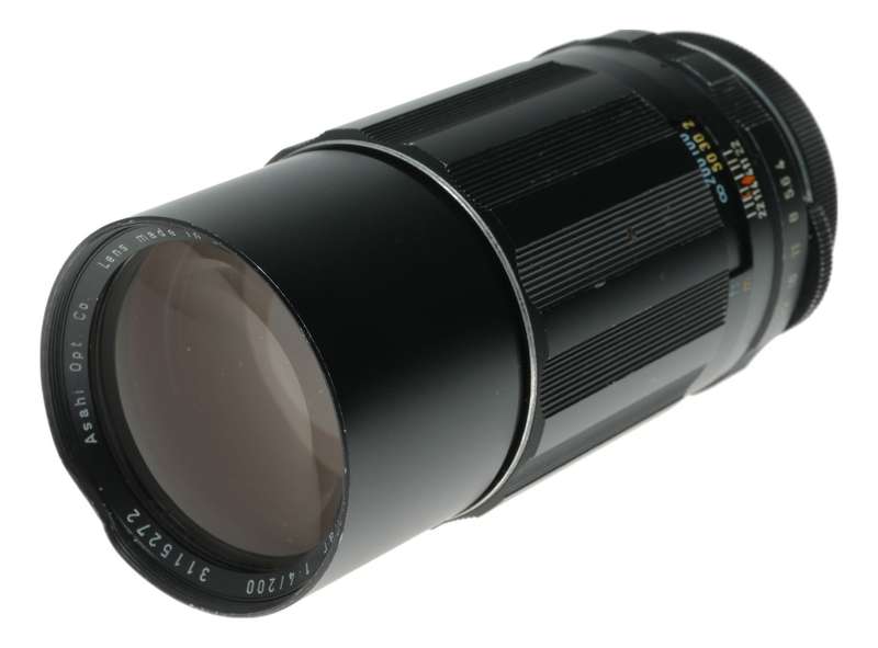 Asahi Pentax Super-Takumar 200mm f/4 SLR Camera Lens