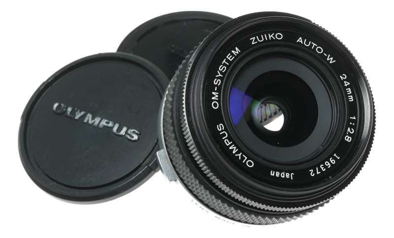 Olympus Zuiko Auto - W 24mm f/2.8 Prime Lens OM - System