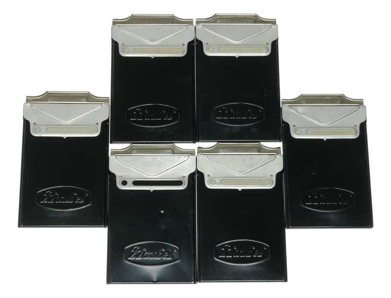 Set of 6 Plaubel 6x6cm Film Holders