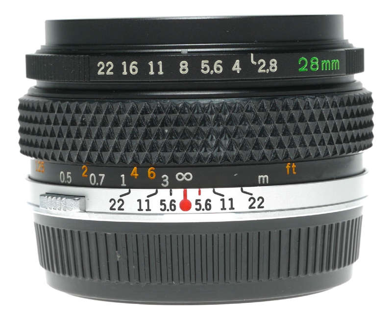 Olympus OM-System Zuiko Auto-W 28mm f/2.8 Lens from Japan