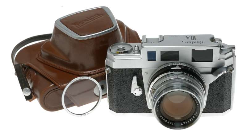 Konica III A Rangefinder Camera with Hexanon 50mm f/1.8 Lens