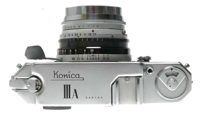 Konica III A Rangefinder Camera with Hexanon 50mm f/1.8 Lens