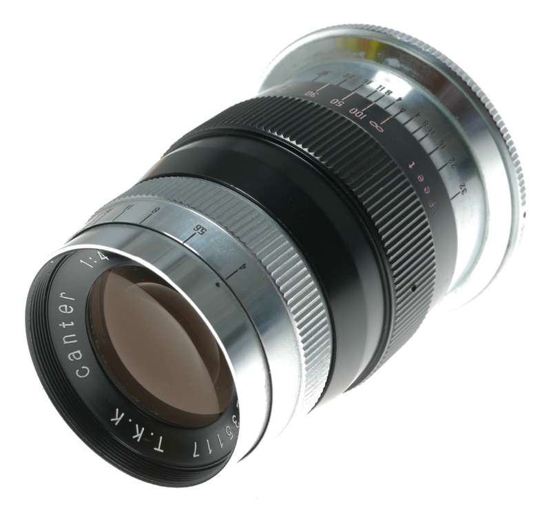 Canter 135mm f/4 Portrait Lens by T.K.K with Feet Scale