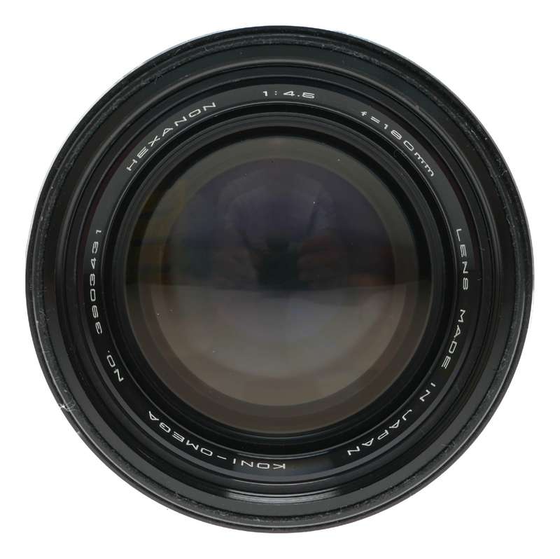 Konica Hexanon 180mm f/4.5 Lens Lens Hood Konica Omega