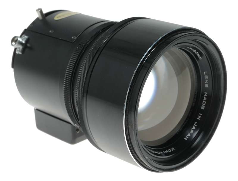 Konica Hexanon 180mm f/4.5 Lens Lens Hood Konica Omega