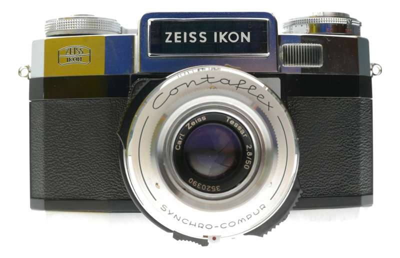 Zeiss Ikon Contaflex Camera Carl Zeiss Tessar 2.8/50 Lens,