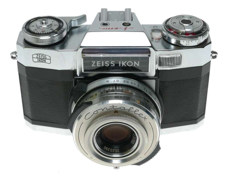 Zeiss Ikon Contaflex Camera Carl Zeiss Tessar 2.8/50 Lens,