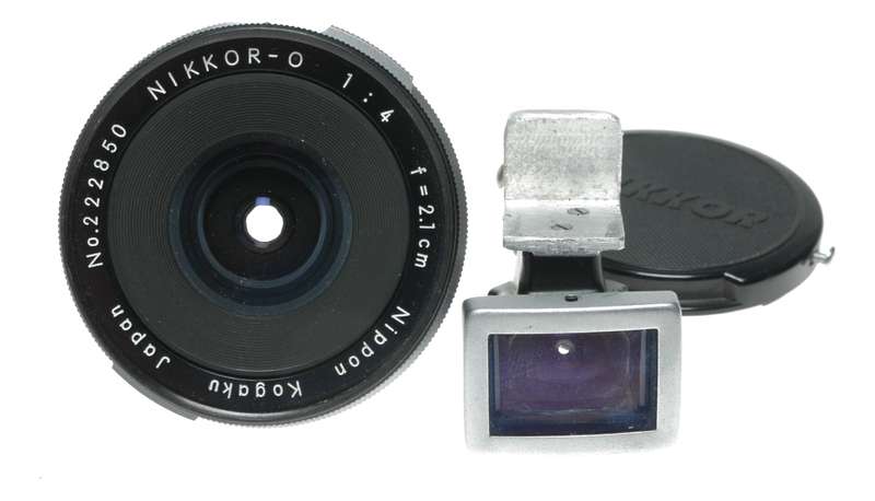 Nikon Nikkor-O 2.1cm f/4 Lens with View Finder Made in Japan