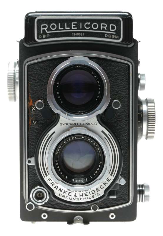Rollei Rolleicord TLR Camera Schneider Xenar 75mm f/3.5 Lens