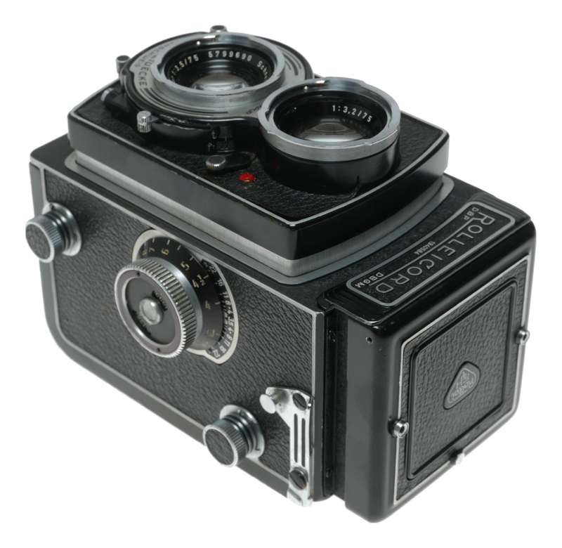 Rollei Rolleicord TLR Camera Schneider Xenar 75mm f/3.5 Lens