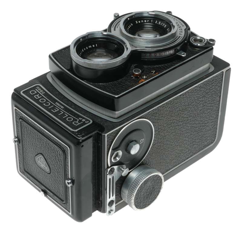 Rollei Rolleicord TLR Camera Schneider Xenar 75mm f/3.5 Lens