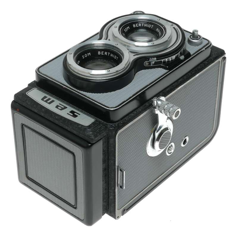 Berthiot Flor 75mm f/3.5 Lens for SEM TLR Camera