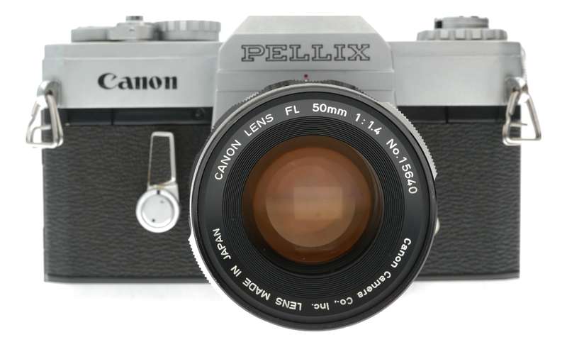 Canon Pellix SLR Camera with Canon FL 50mm f/1.4 Lens