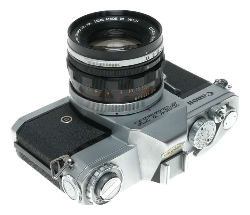 Canon Pellix SLR Camera with Canon FL 50mm f/1.4 Lens