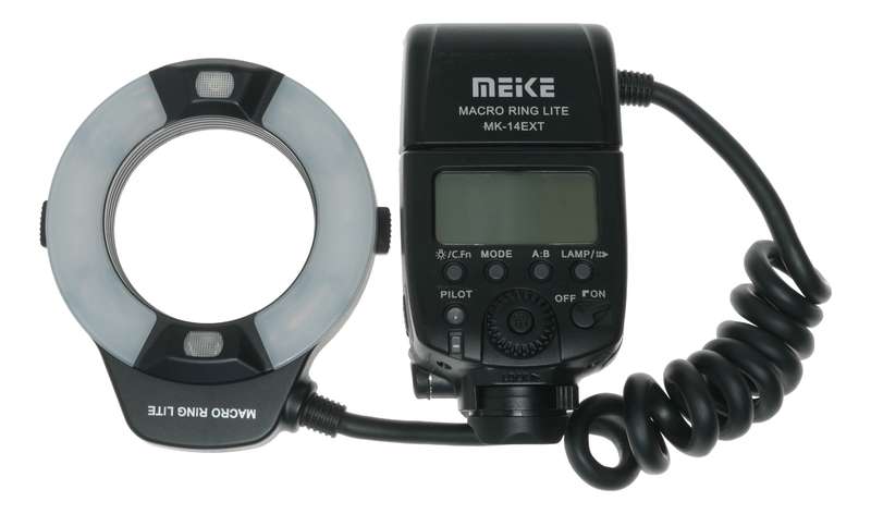 Meike MK-14EXT Macro Ring Lite Flash for Camera Photography