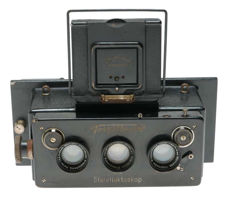 Voigtländer Stereoflektoskop 6x13 Film Camera Helioplan