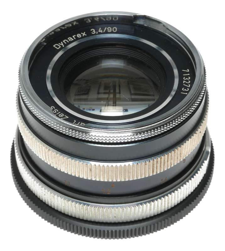 Carl Zeiss Dynarex 90mm f/3.4 Lens Made in Germany