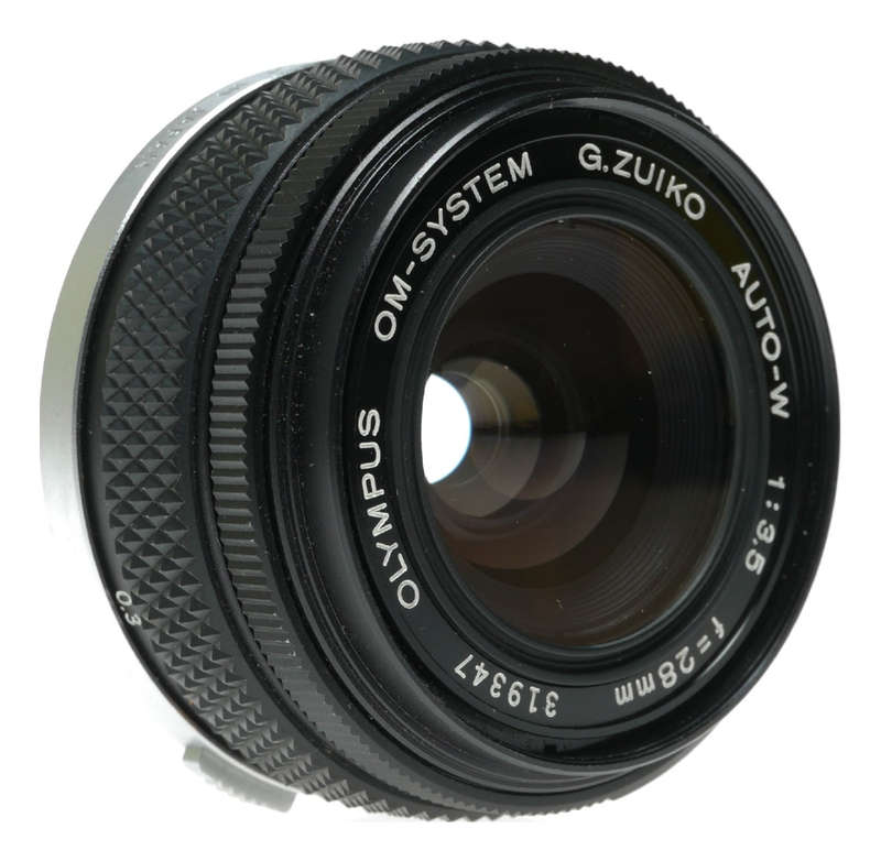 Olympus OM - System G.Zuiko Auto - W 28mm f/3.5 Lens Made