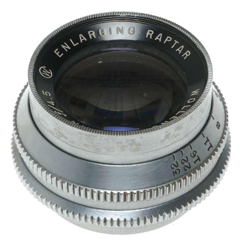 Wollensak 135mm f/4.5 Raptar Enlarging Lens, Chrome