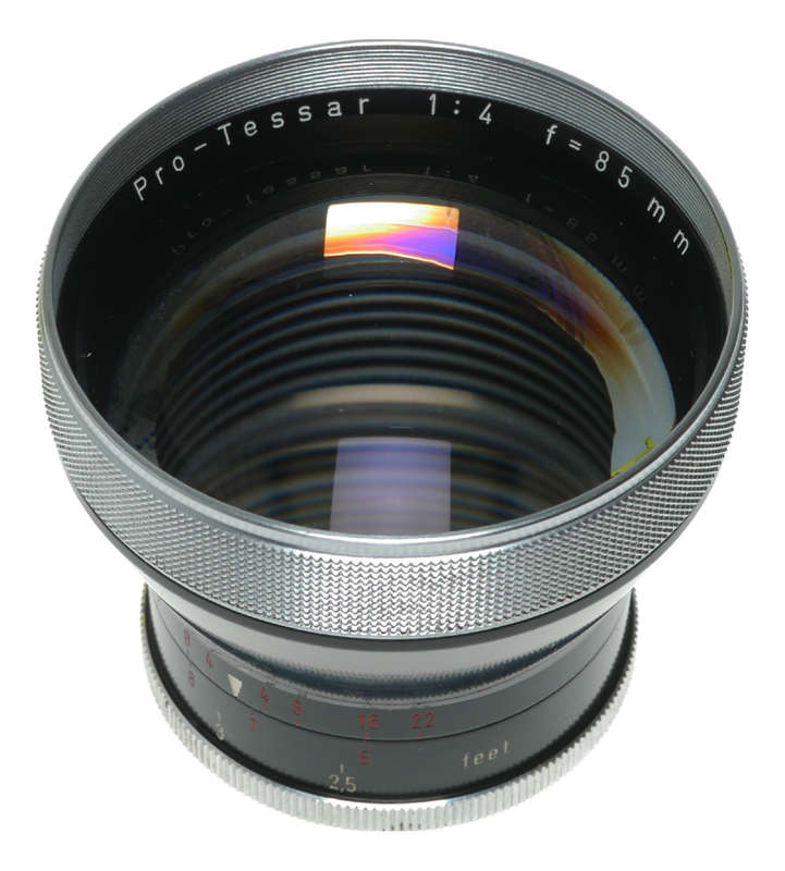 Carl Zeiss Tele - Pro - Tessar 85mm f/4 Camera Lens Made