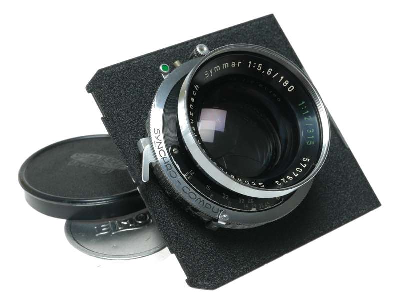 Schneider Symmar 180mm f/5.6 Large Format Lens Synchro -