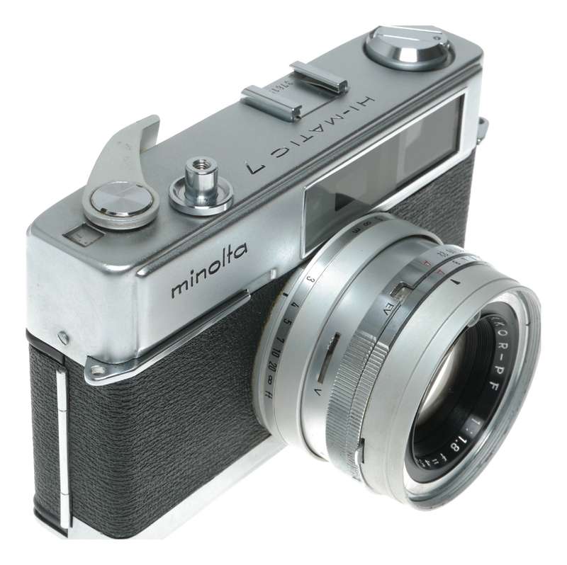 Minolta Hi - Matic 7 Rangefinder Camera Minolta Rokkor 45mm