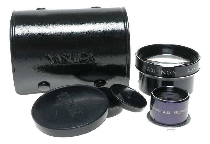 Yashica Yashinon-AUX Telephoto Lens Set with Caps