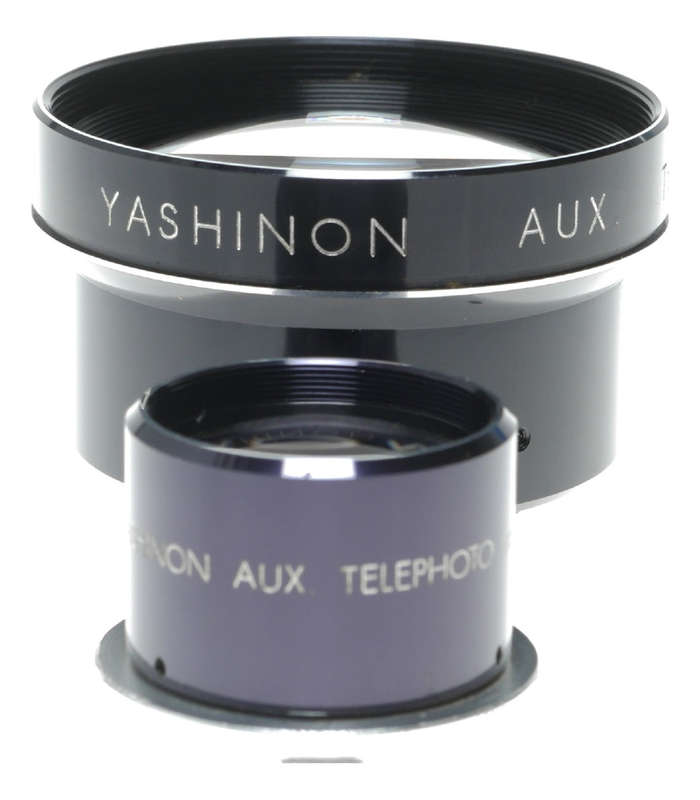 Yashica Yashinon-AUX Telephoto Lens Set with Caps