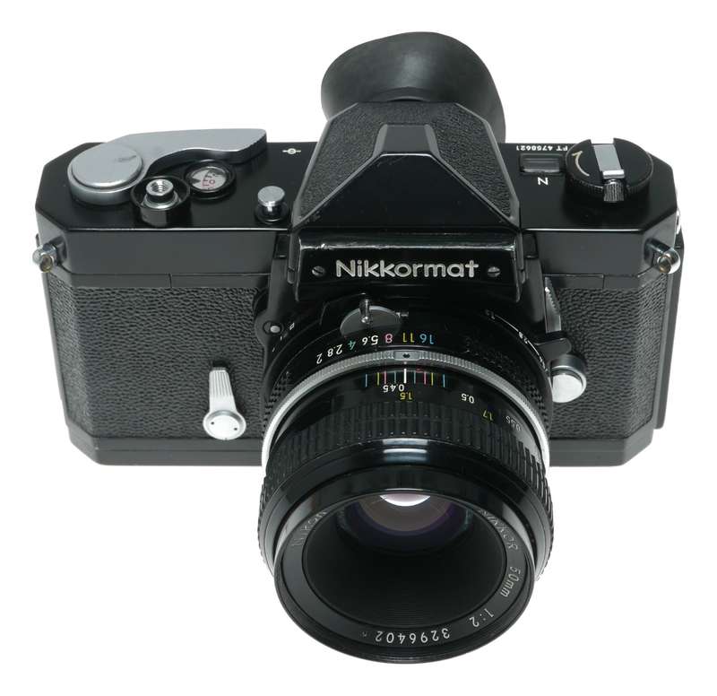 Nikkormat FT SLR Camera with Nikon NIKKOR 50mm f/2 Lens