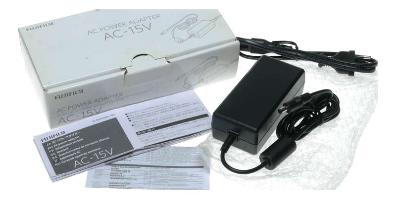 Fujifilm AC-15V AC Power Adapter for Cameras 100-240V 12V
