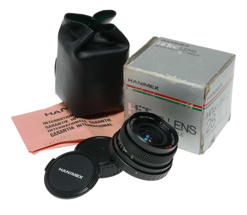 Hanimex Hi Tec 28mm f/2.8 Wide Angle Lens, Multi - Coated,