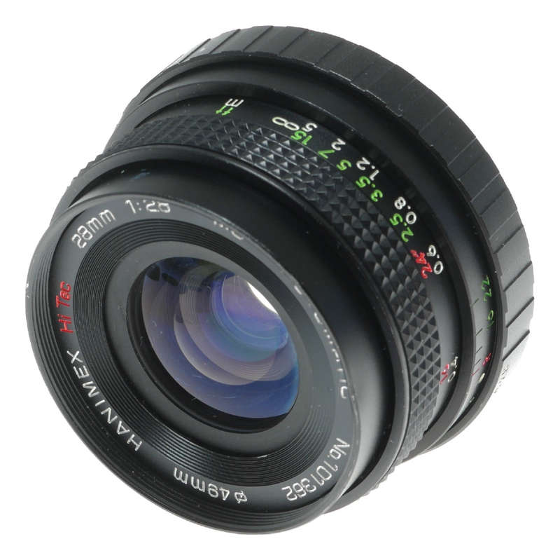 Hanimex Hi Tec 28mm f/2.8 Wide Angle Lens, Multi - Coated,