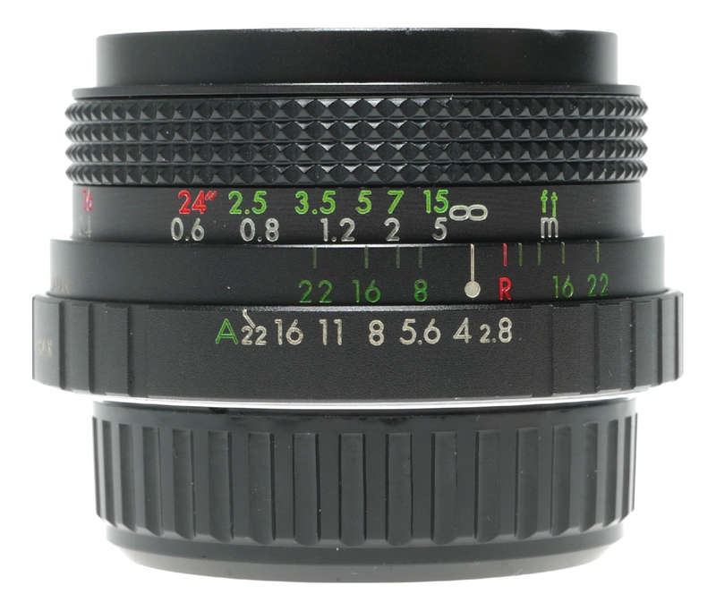 Hanimex Hi Tec 28mm f/2.8 Wide Angle Lens, Multi - Coated,